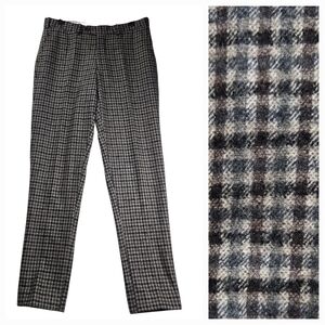 Suitsupply Brescia Int Wool Blend Check Plaid Trouser Pants‎ Sz 32